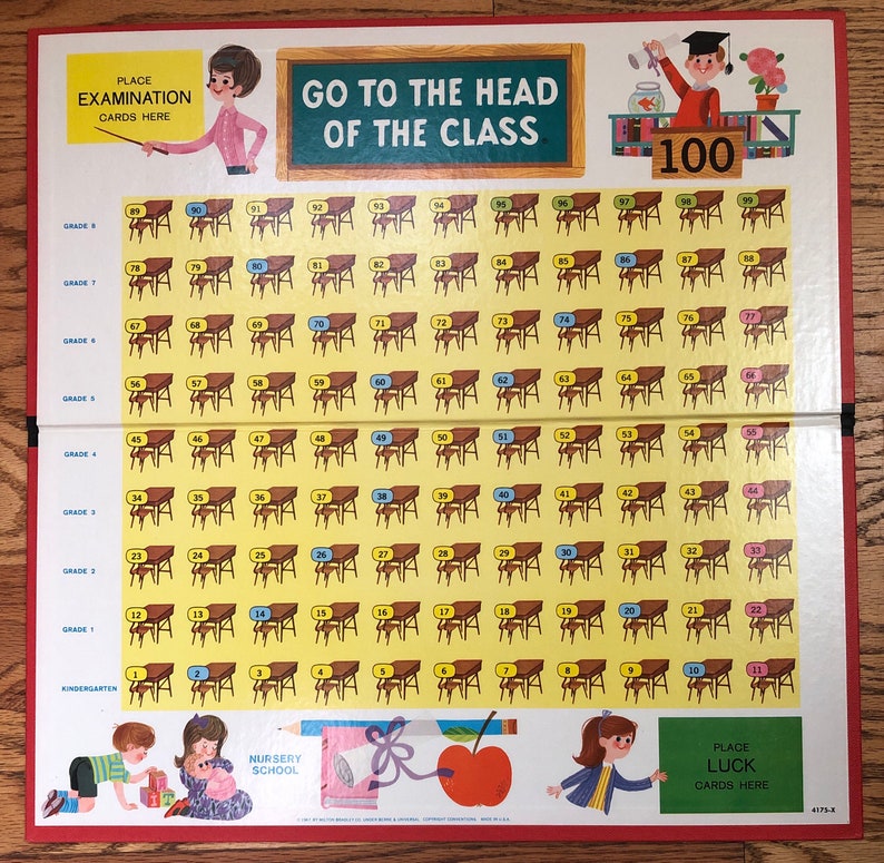 1967 go to the head of the class series 14 milton bradley etsy