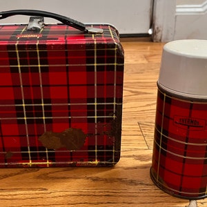 Vintage Tartan Plaid Lunch Box - The Junk Parlor