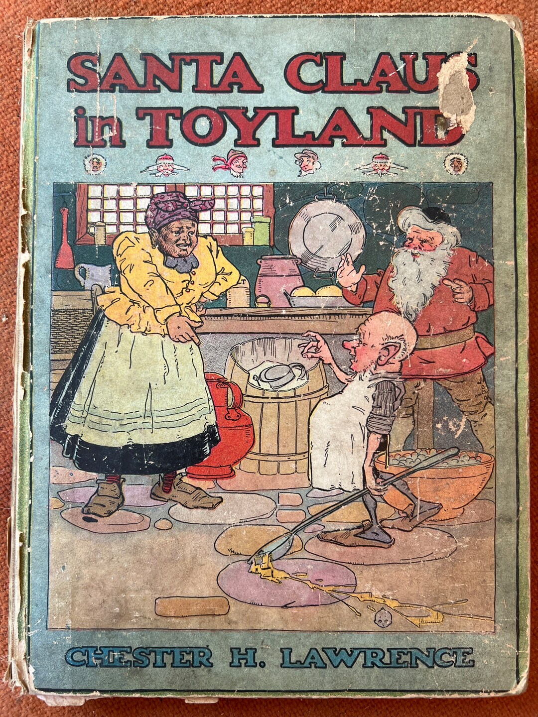 1915 Santa Claus Jn Toyland Chester H. Lawrence Hardcover Book - Etsy
