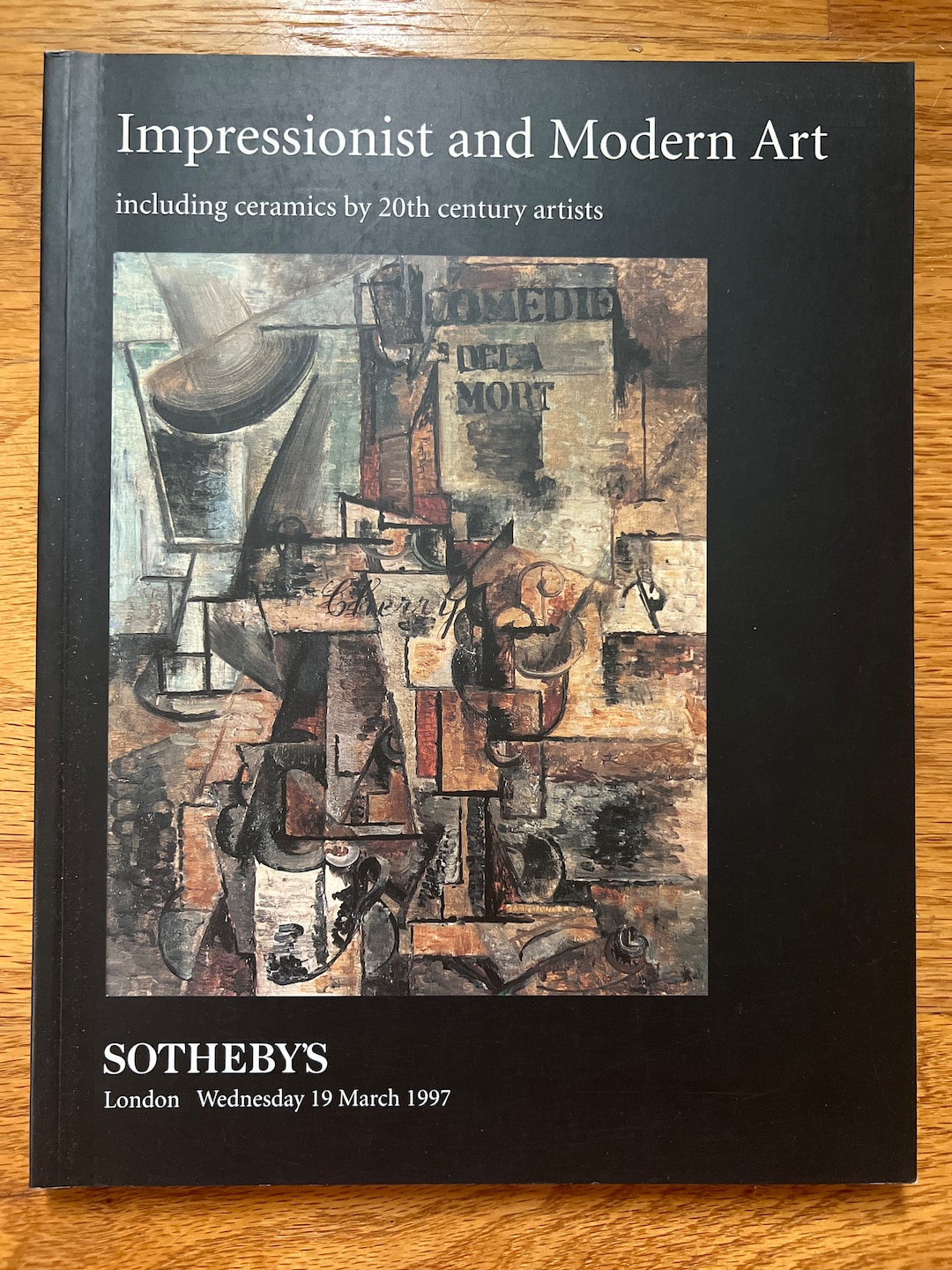 Sothebys Auction Catalogue Impressionist and Modern Art London