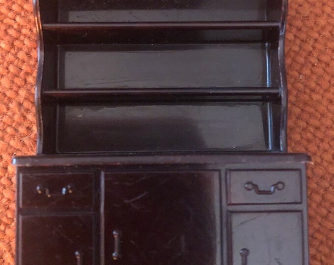 Vintage Marx Dollhouse Furniture Hutch Dining Room Etsy