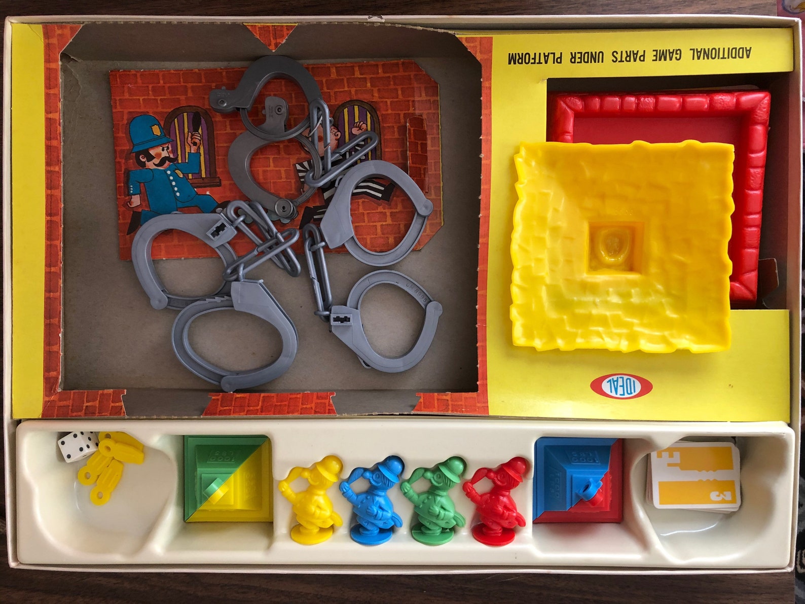 Vintage 1967 Ideal The Great Escape Board Game Jail Handcuffs Etsy