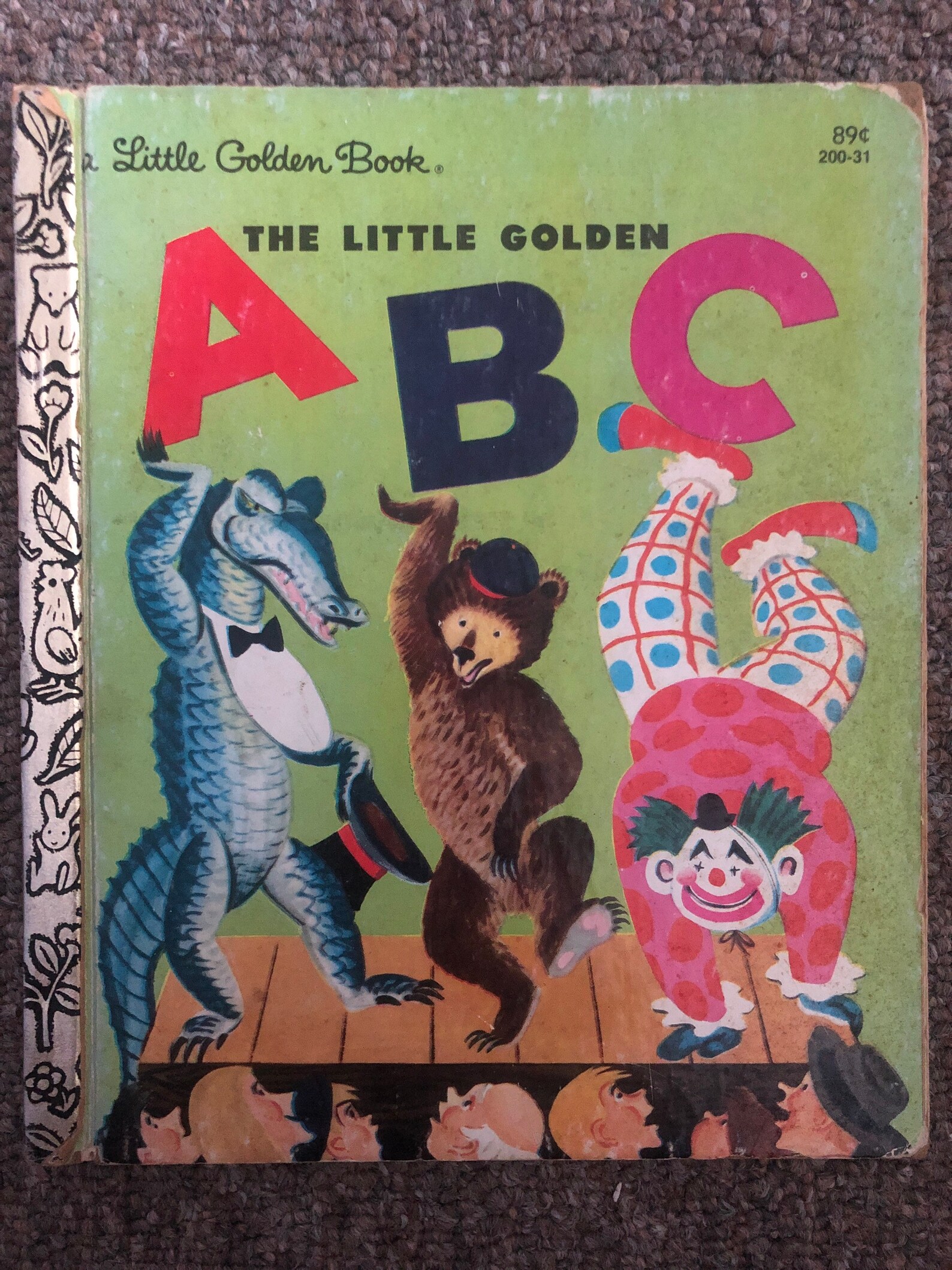 Vintage Little Golden Book 1982 ABC Cornelius Dewitt Etsy
