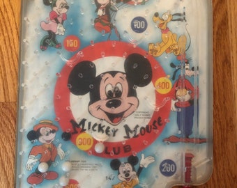 Vintage MICKEY MOUSE CLUB Pinball by Wolverine Toys