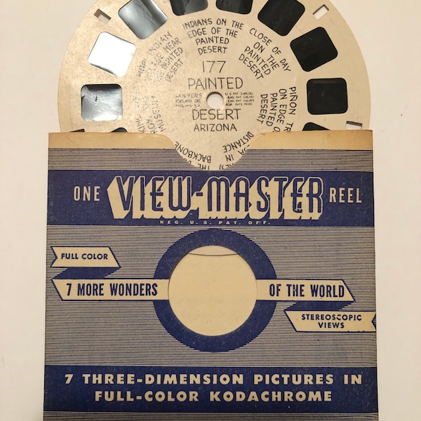 Vintage View-Finder 177 Painted Desert Arizona reel