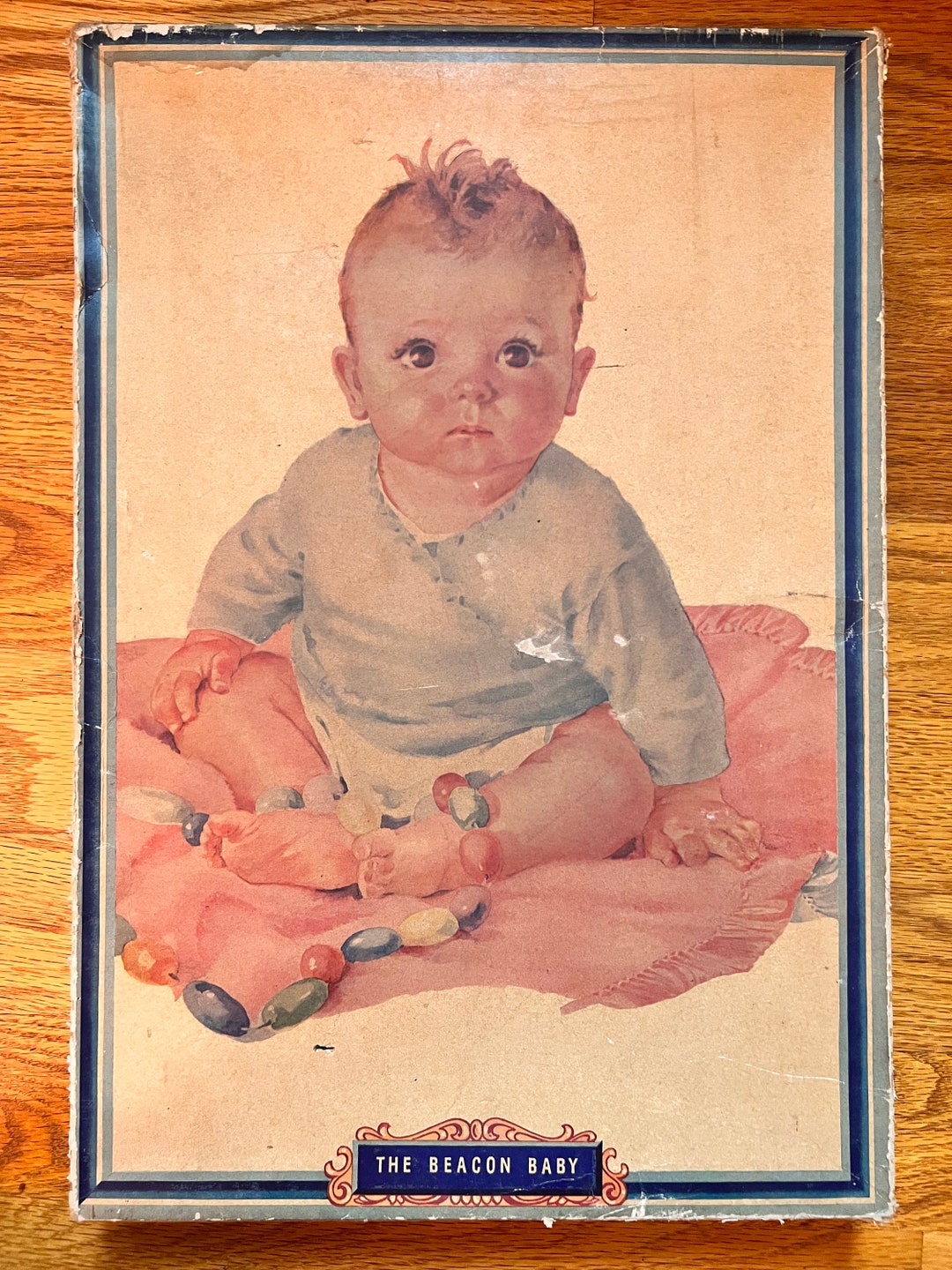 Vintage Beacon Baby Blanket in Original Box 36 X 50 NEW Etsy