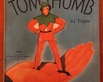 1938 Tom Thumb Saalfield Publishing book