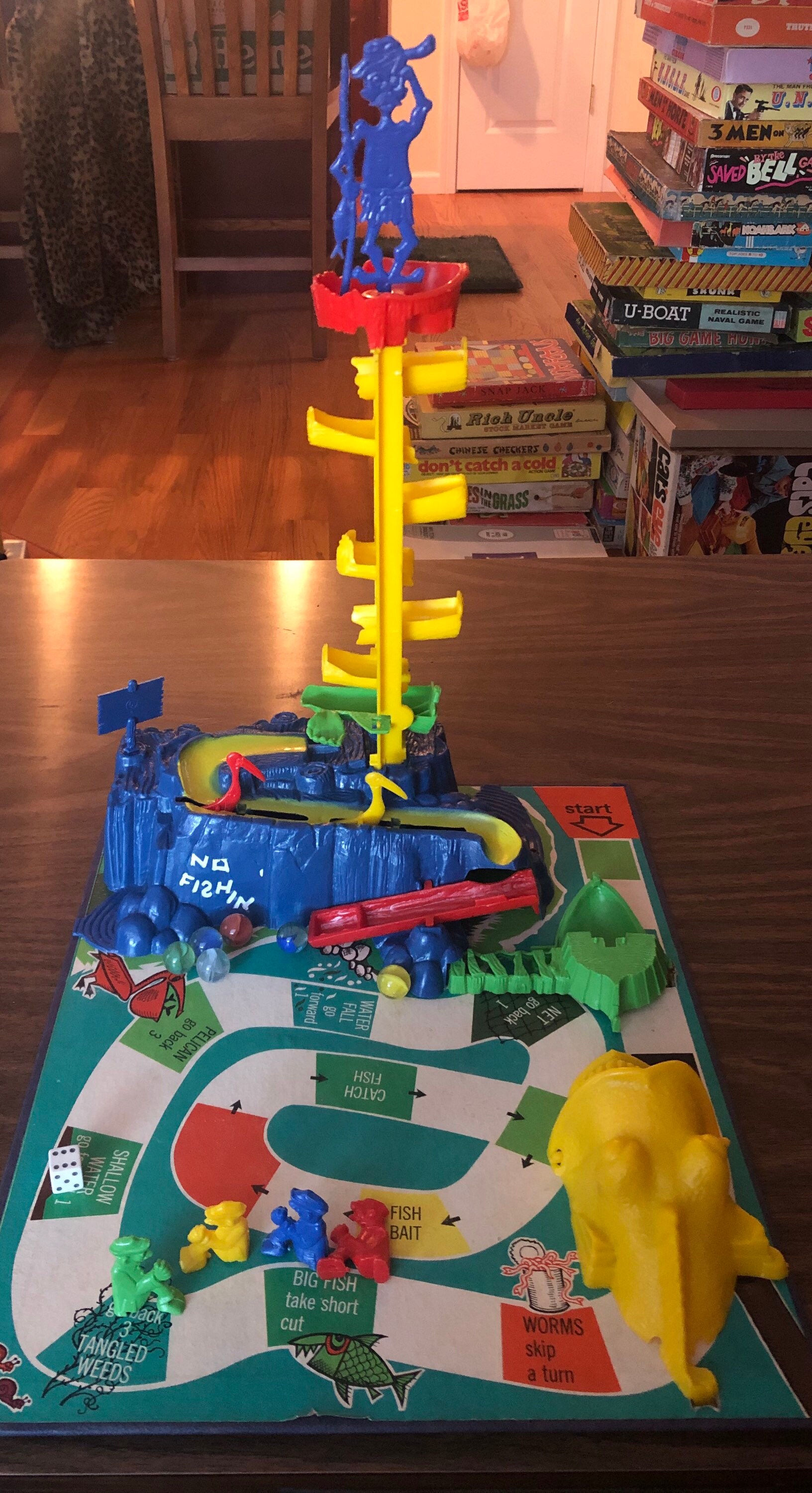 1965 Ideal Fish Bait Game Board Game Fishing Etsy