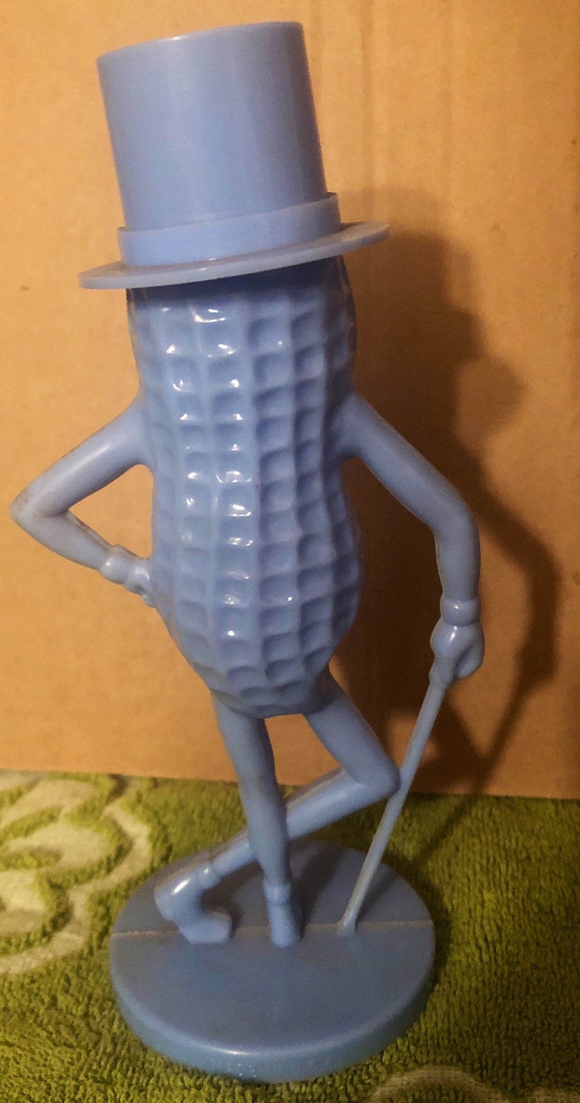 Vintage Planters Mr. Peanut Bank Light Blue Plastic 8 1/2 Etsy