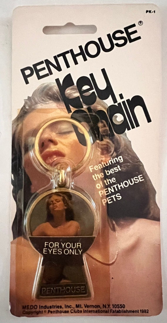 Vintage Penthouse Keychain new in package