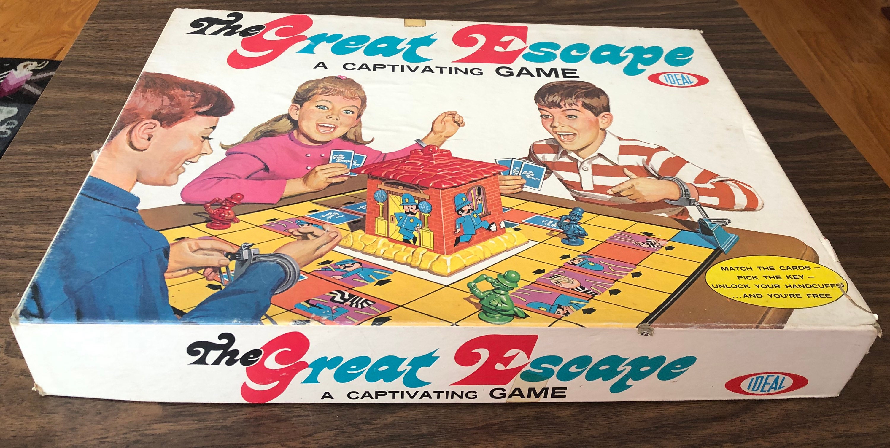 Vintage 1967 Ideal The Great Escape Board Game Jail Handcuffs Etsy