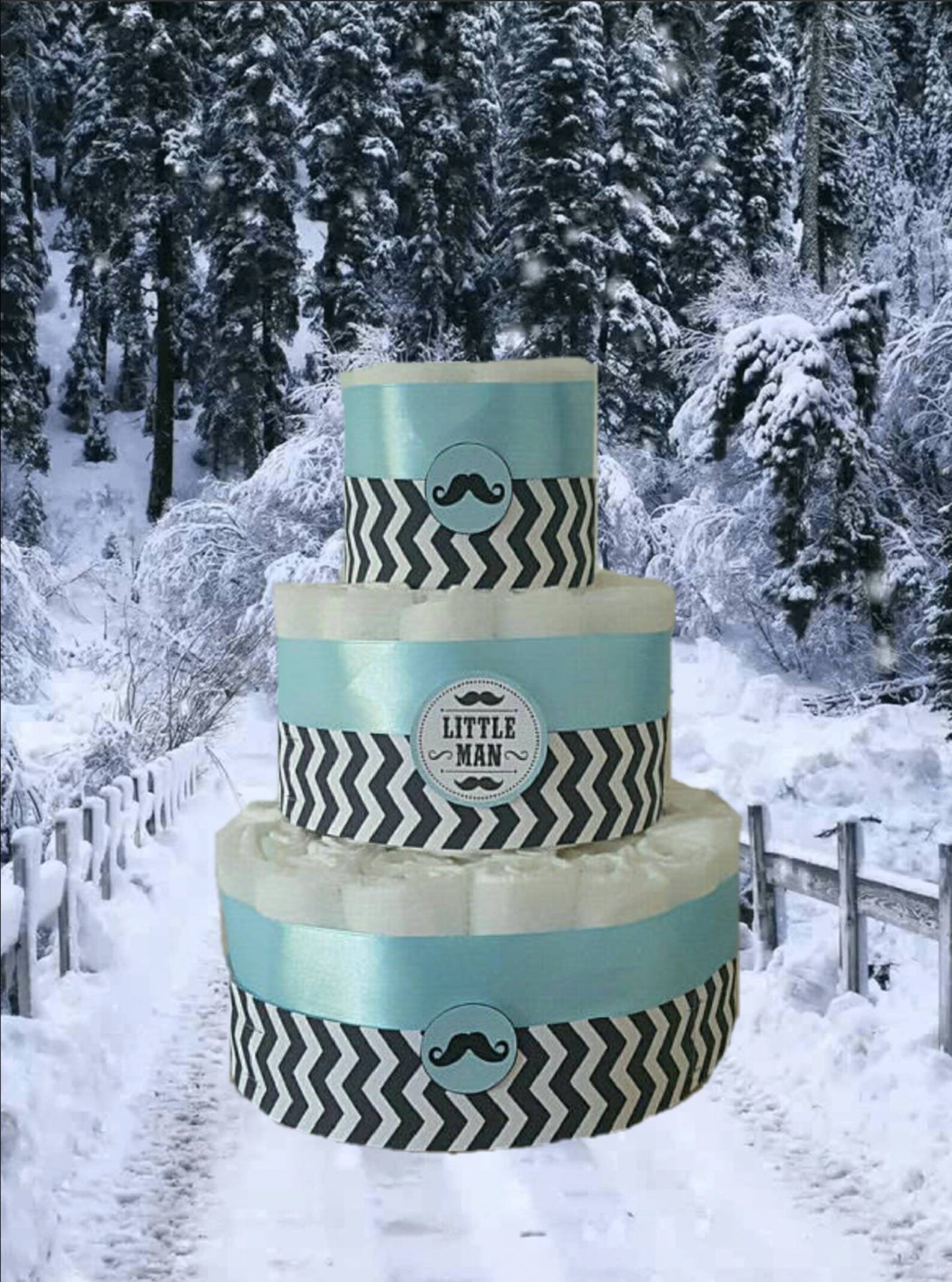 Superbe gâteau de couche pour garçon graphique un body avec prénom
