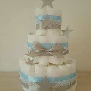 superbe gâteau de couche pour garçon