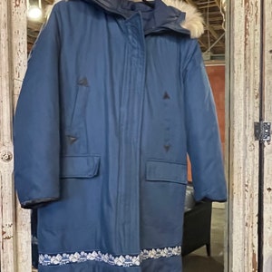 Vintage Canadian Eskimo / Inuit / Arctic Style Long Winter Parka 