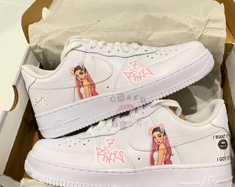 ariana grande custom air force 1