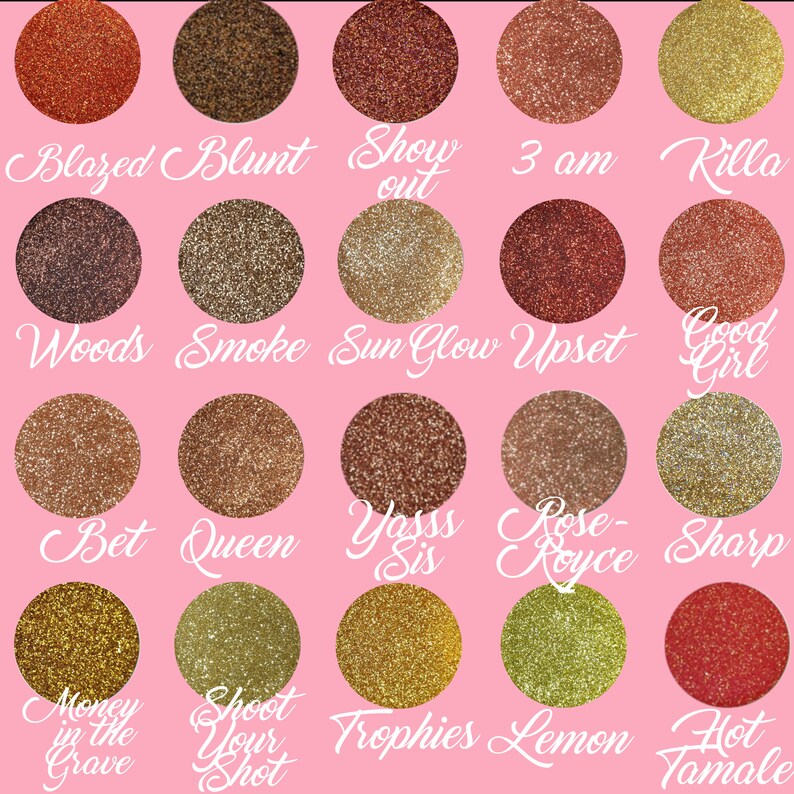 Glitter Make Your Own Palette Face Glitter Custom Makeup Customized Gift Vegan Makeup Eyeshadow