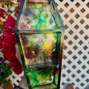 Coffin Display Shelf - 12” Crystal Display - Decorative Support - Witchy Decor - coffin Shelf - Crystal Rack - Floating Shelf