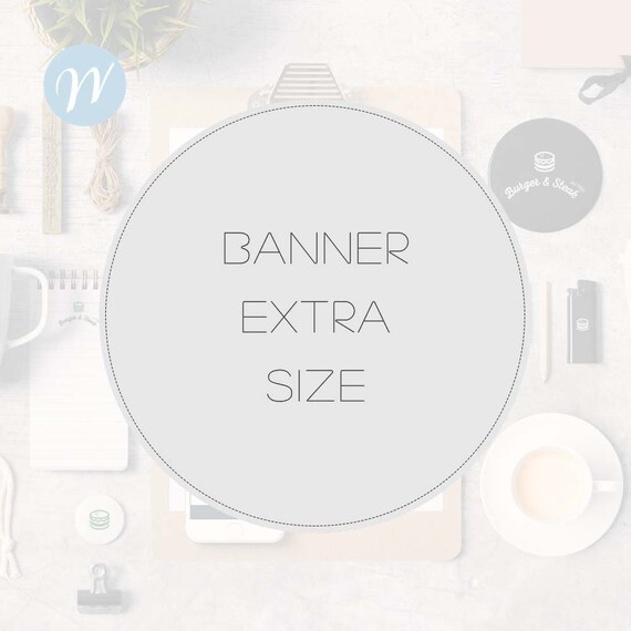 Banner Extra Size Your Banner In Different Dimensions Ad Etsy