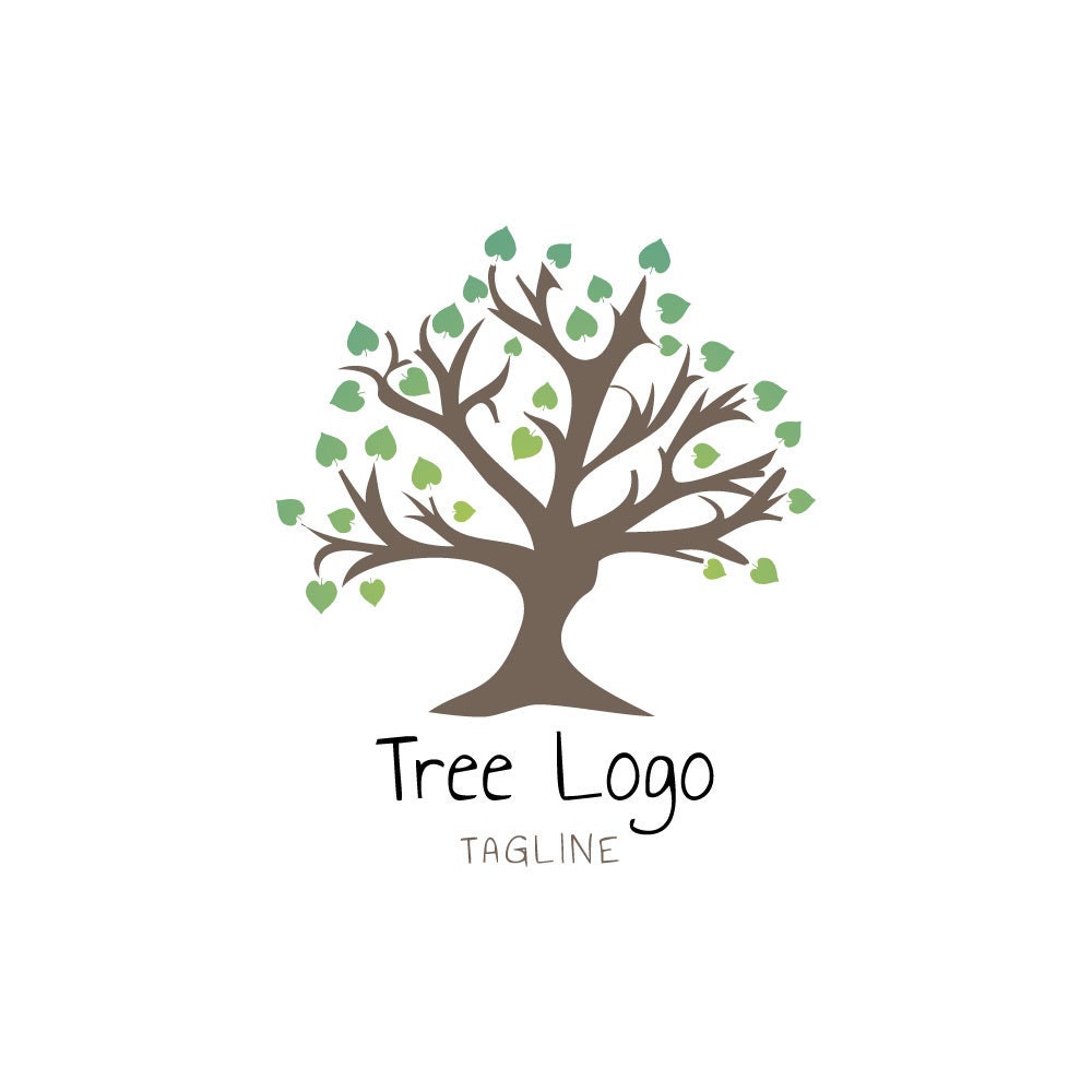 Baum Logo Herz Baum Logo Doula Logo Wellness Logo Etsy