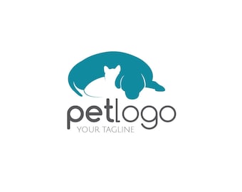 Mascotas tienda insignia Logo mascota, logotipo del perro, Cat Logo, Animal insignia, Premade Logo, diseño de logotipos, diseñador gráfico