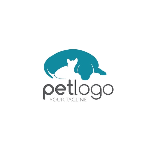 Pet Shop Logo, Pet Logo, Dog Logo, Cat Logo, Animal Logo, Premade Logo, Logo Design, Graphic Designer