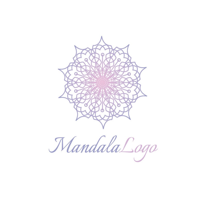 Mandala Logo Yoga Logo Zen Logo Spa Logo Meditation Logo | Etsy