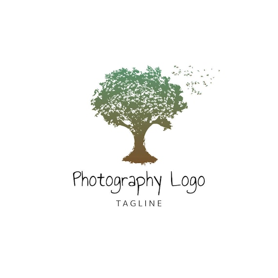 Baum Logo Fotografie Logo Fotograf Logo Eiche Etsy