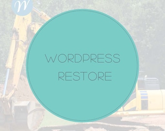 Wordpress Restore, Wordpress Help, Website Restore, Wordpress Support, Website Rescue