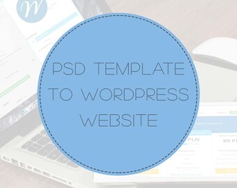 PSD Template to Wordpress Website