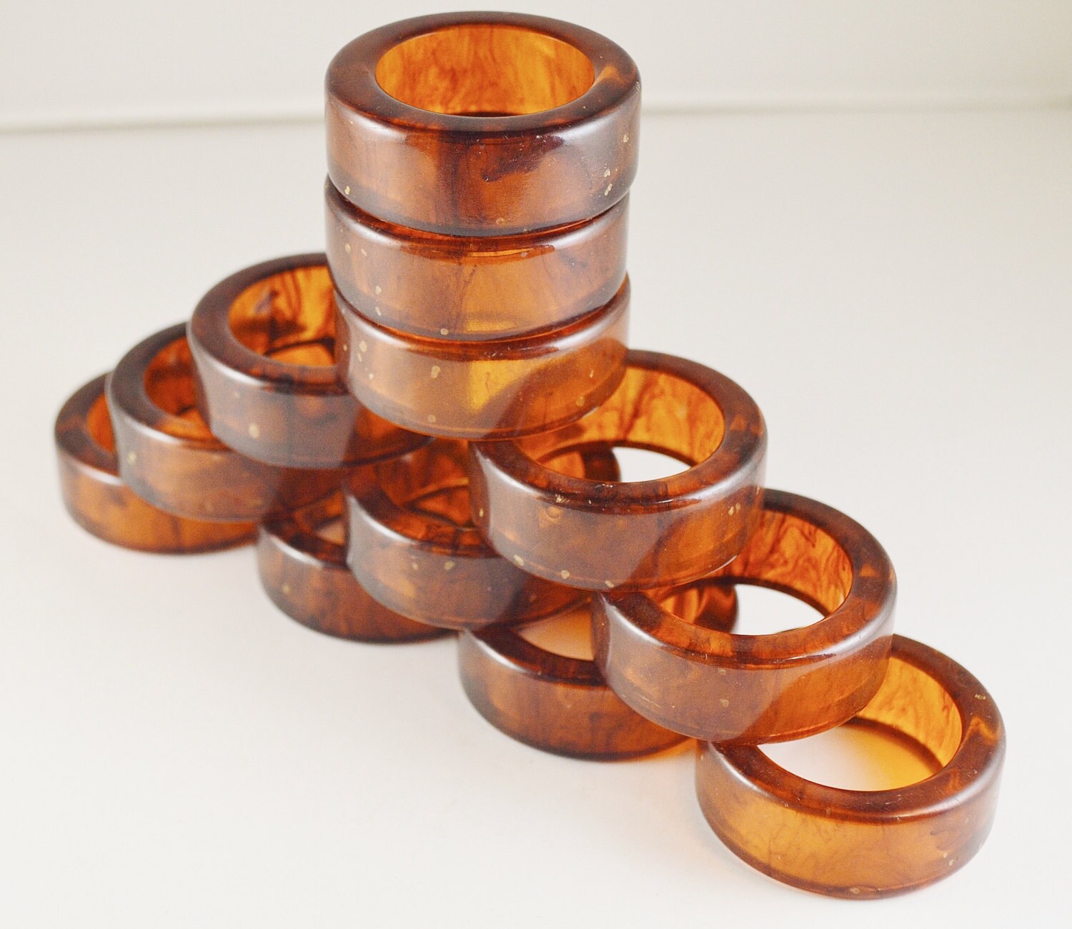 12 BAKELITE Napkin Rings Etsy