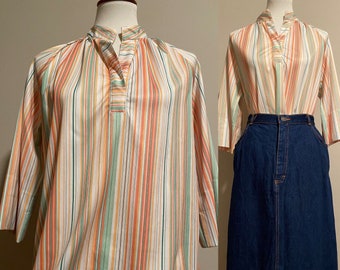 1960’s Sherbet Striped Shirt