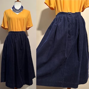1970’s Laura Ashley Corduroy Midi Skirt
