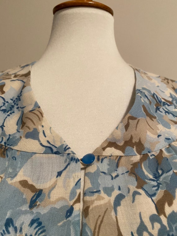1960’s Handmade Floral Midi Dress - image 7