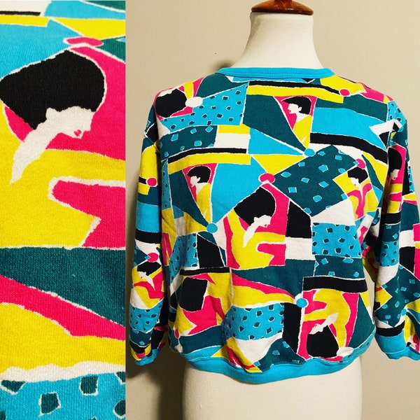 1980’s Fashion Art Sweatshirt