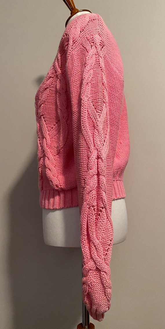 1980’s Cable Knit Sweater - image 7