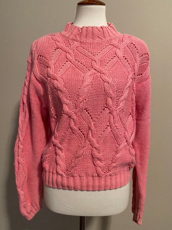 1980’s Cable Knit Sweater - image 2