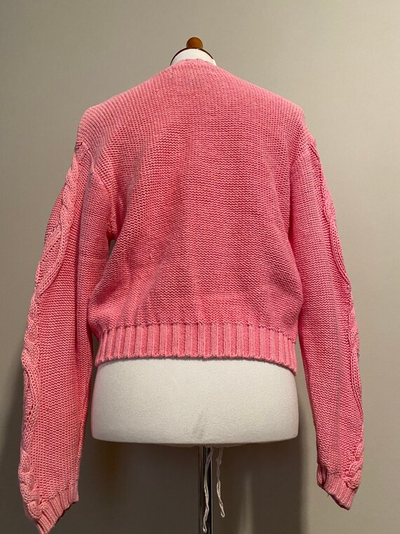 1980’s Cable Knit Sweater - image 9