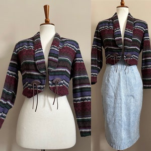 1990’s Southwestern Style Cropped Blazer