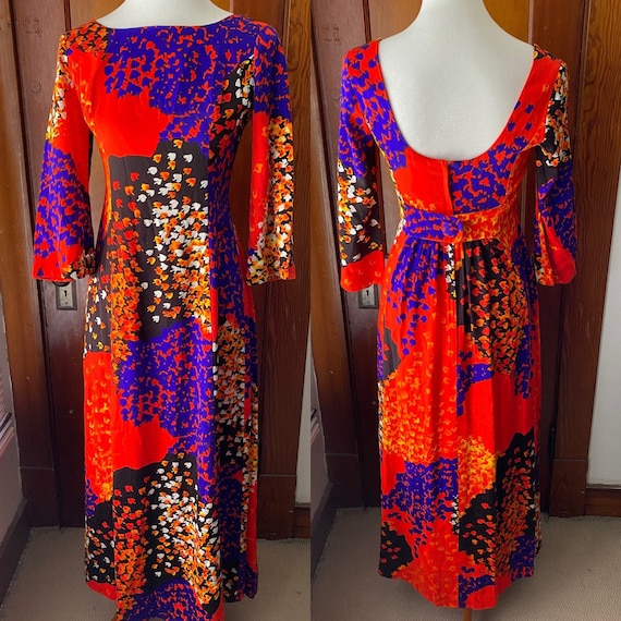 Liberty House Maxi Dress w/ Bell Sleeves
