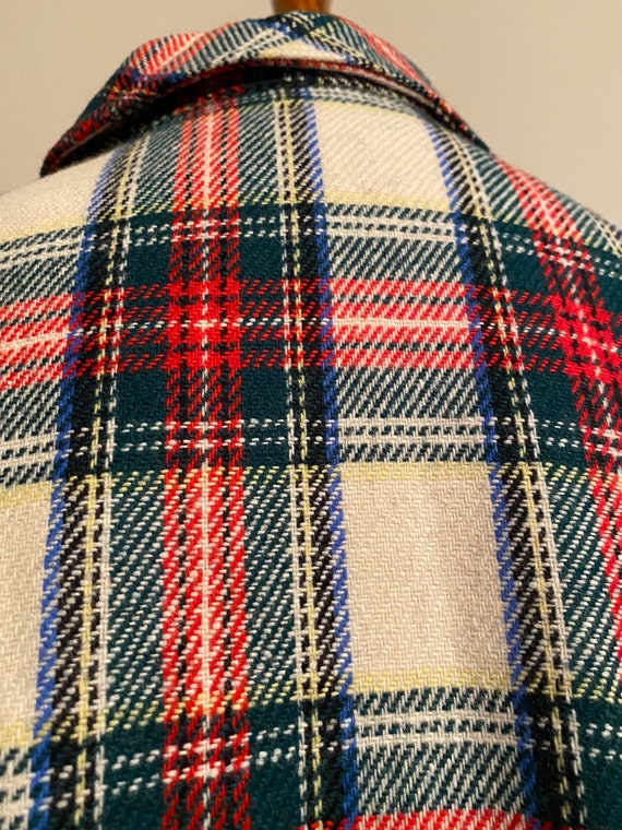 1960’s Scotch Plaid Shirtdress - image 10