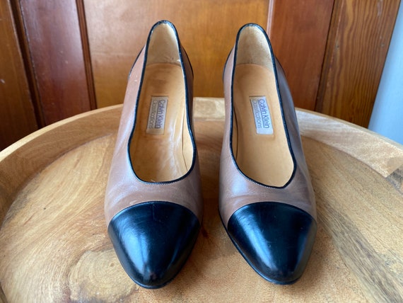 1980’s Calvin Klein Cap Toe Pumps - image 1