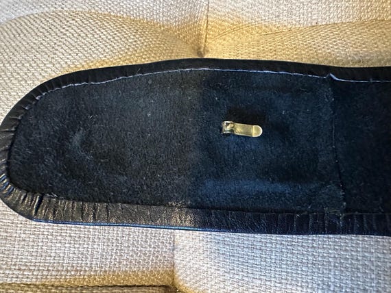 1980’s Leather Statement Belt - image 8