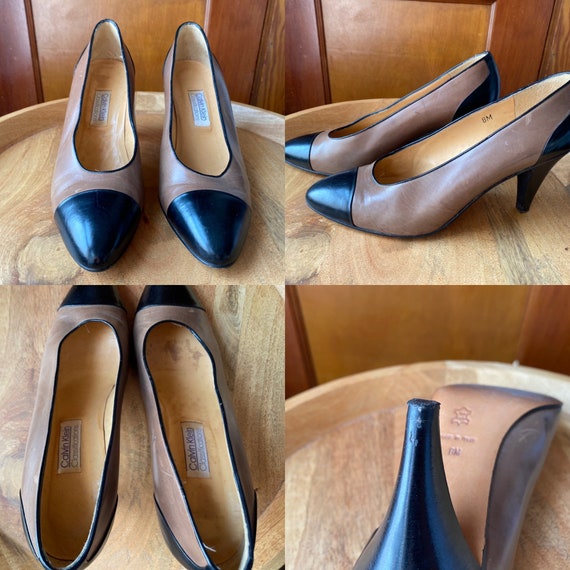 1980’s Calvin Klein Cap Toe Pumps - image 2