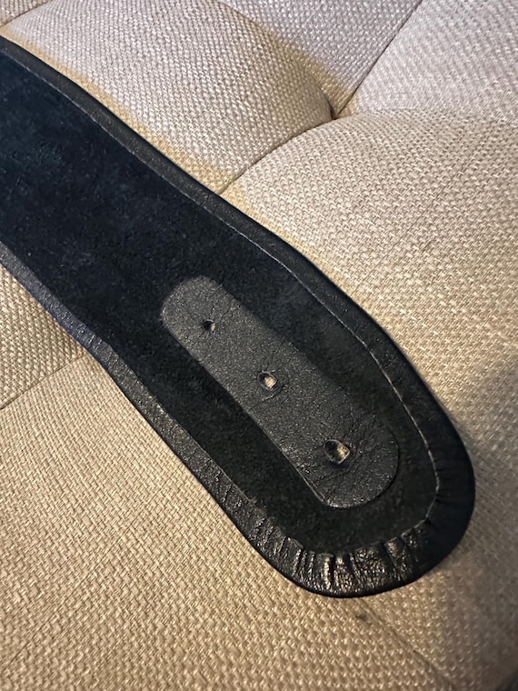 1980’s Leather Statement Belt - image 9