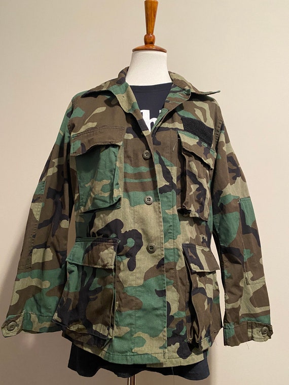 80’s Camouflage Military Jacket - Gem