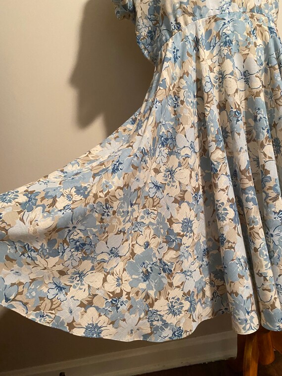 1960’s Handmade Floral Midi Dress - image 3