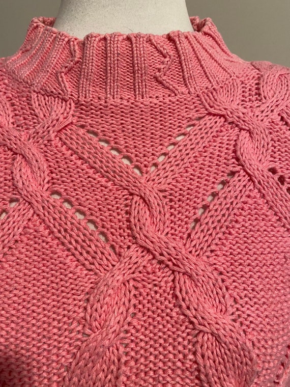 1980’s Cable Knit Sweater - image 4