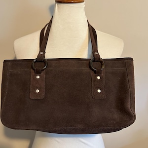 Y2K Suede Shoulder Bag