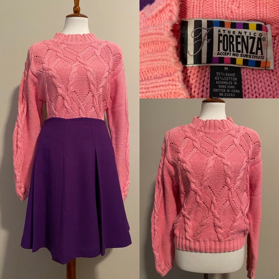 1980’s Cable Knit Sweater - image 1