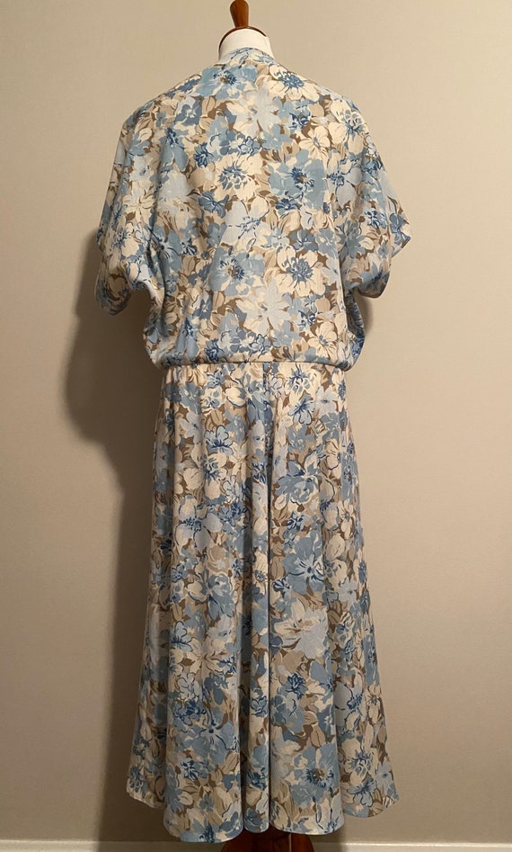 1960’s Handmade Floral Midi Dress - image 10